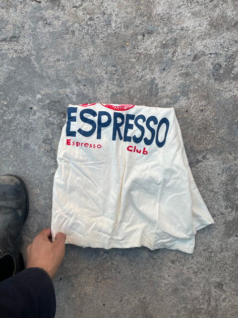 Capri Espresso Tee Shirt, Sz M