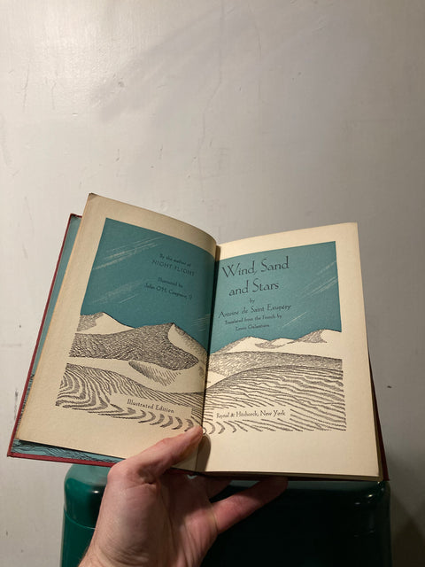 Wind Sand & Stars by Saint-Exupéry, First Edition