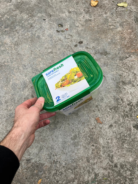 Two Brand New Plastic Kitchen Containers