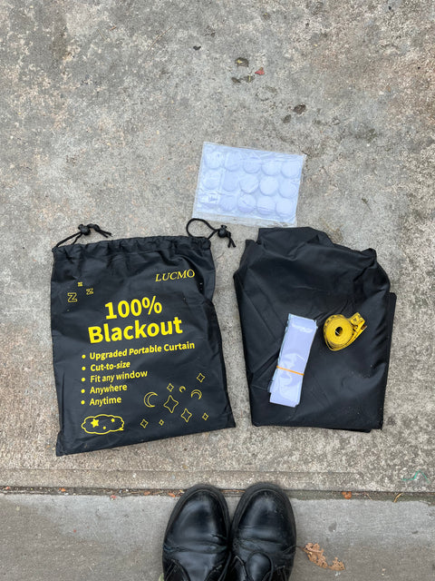 100% Blackout Portable Curtain