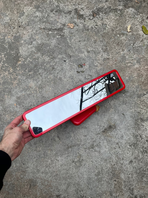 Looong Rear View Mirror You Can Attach To The Wall