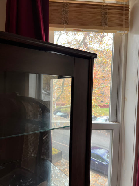 Another IKEA MILSBO Glass-Door Cabinet, W14.5xD15xH69"