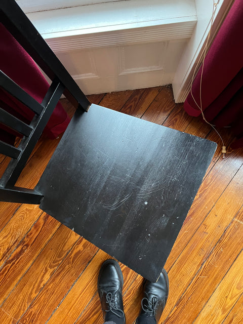 IKEA STEFAN Black Wooden Chair