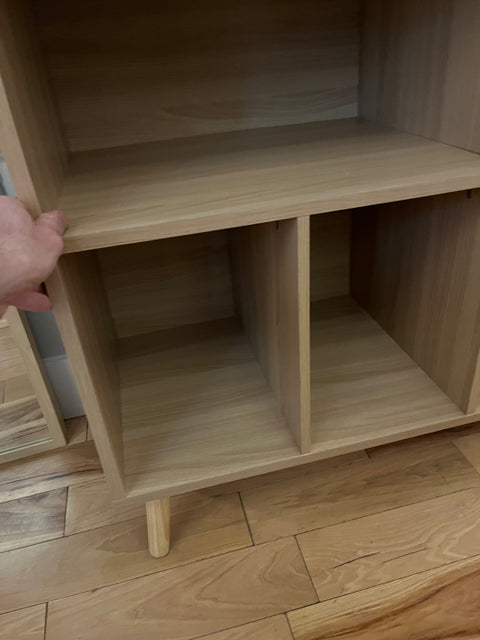 Wooden Six-Cube Storage Unit, L40xD16xH30"