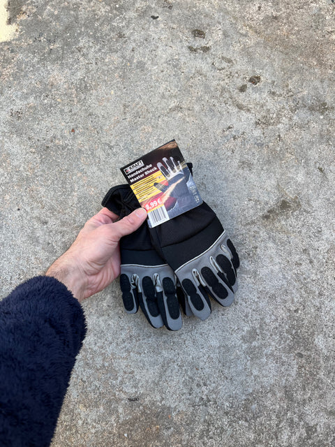 Pair Of Serious Protective Work Gloves, Size 8