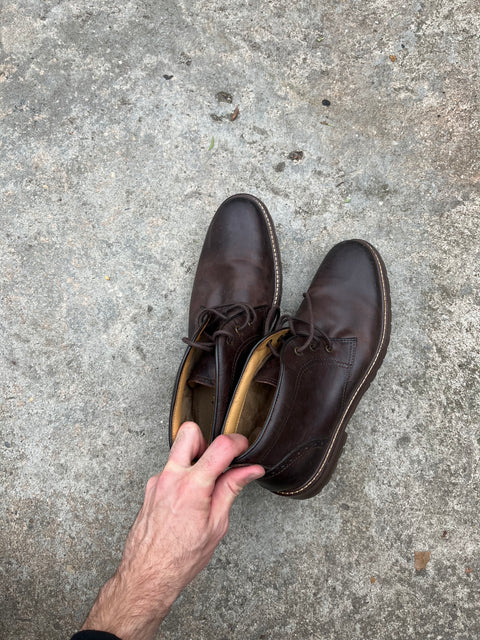 Florsheim Leather Work Boots, Size 9.5 US M or 42.5 EU