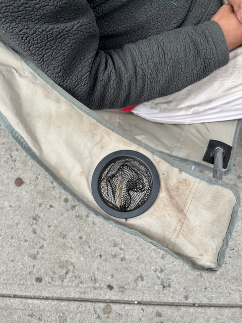 A Lil' Busted But Still Very Much Usable Folding Beach Chair