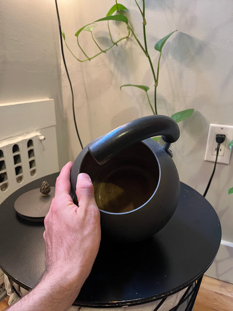 Vintage Calphalon Champignon Teakettle, Designed by Paul Angelo LoGiudice