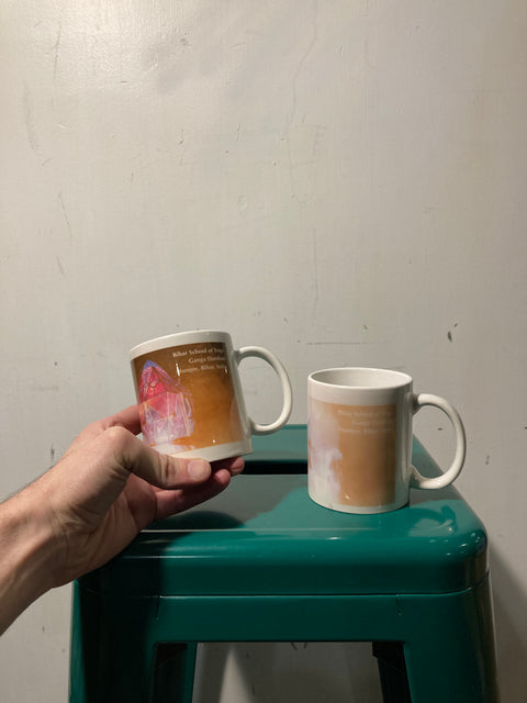 2 Faded Yoga Mugs