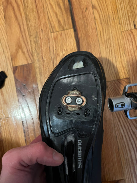 Used Once Shimano SH-RP1 Cycling Shoes, Size US 10 M or 44 EU
