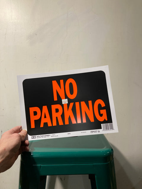 No Parking Sign