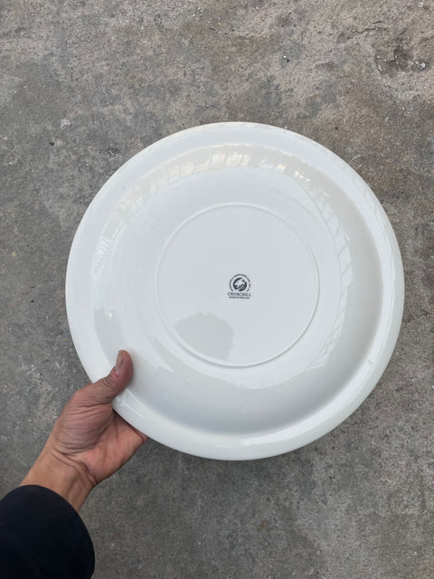 Churchill Blue Willow Plate
