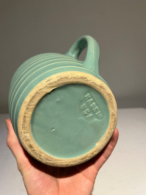 Vintage Bauer Pottery Ringware Pitcher