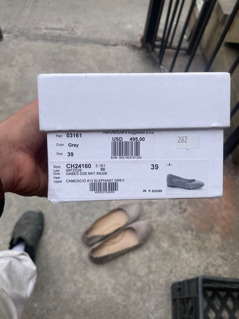 Chloé Scalloped Flats, Sz 39