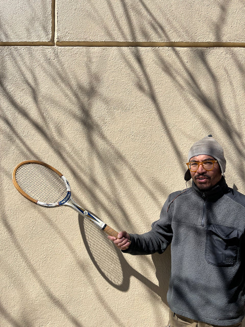 Pretty Vintage Wooden Tennis Racket