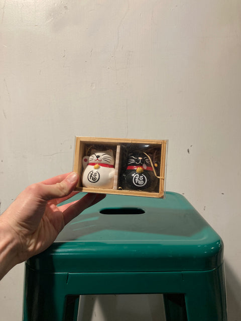 Salt & Pepper Cat Shakers