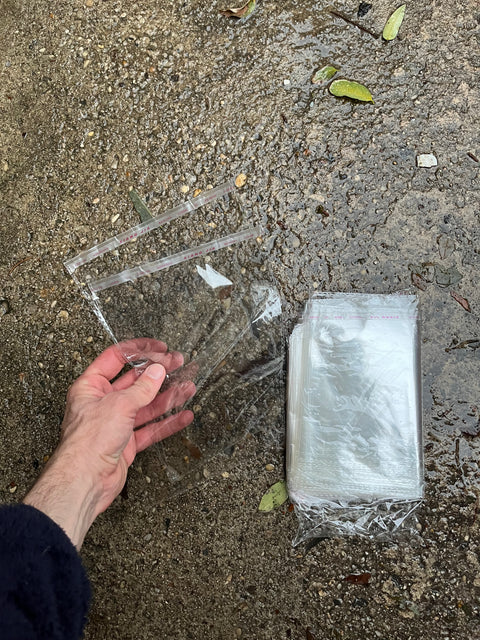A Whole Bunch Of These Self Sealing Cello Bags