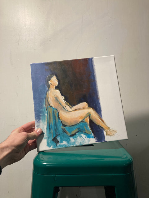 Naked Woman Painting