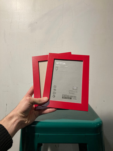 2 IKEA Nyttja 5x7" frames