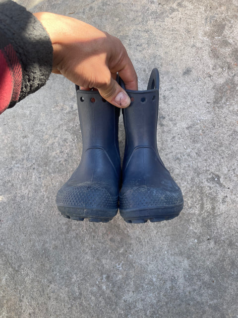 Crocs Kids Rain Boots, Sz Kids 8