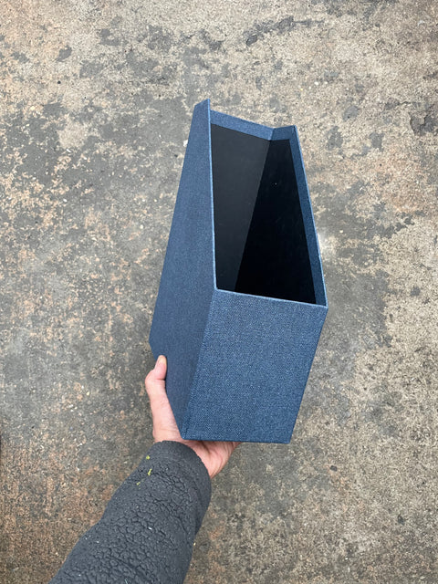 Stylish Blue Book Holder
