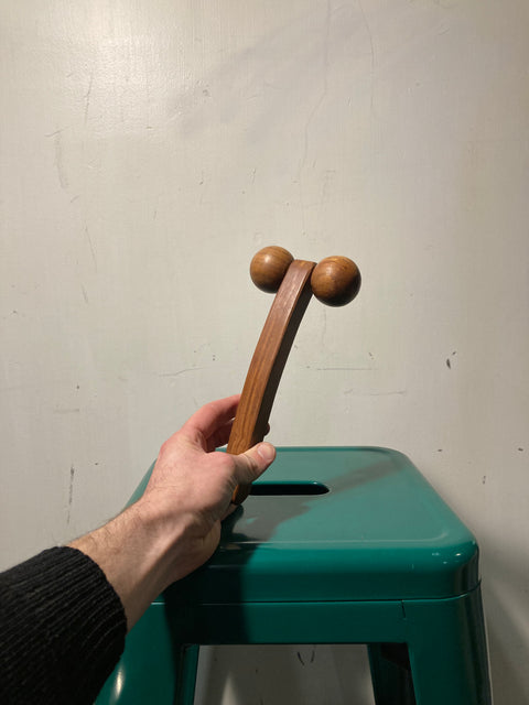 Wooden 2 Ball Massage Roller