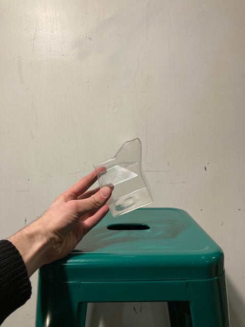 CB2 Glass Milk Carton Creamer