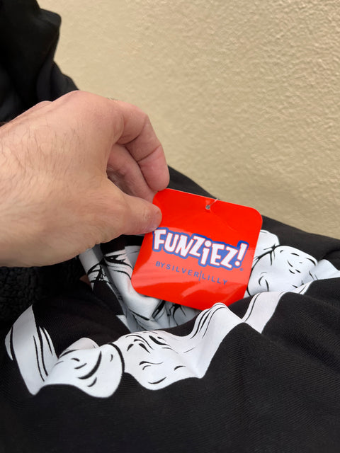 Brand New Funziez! Skeleton Hoodie, Size M