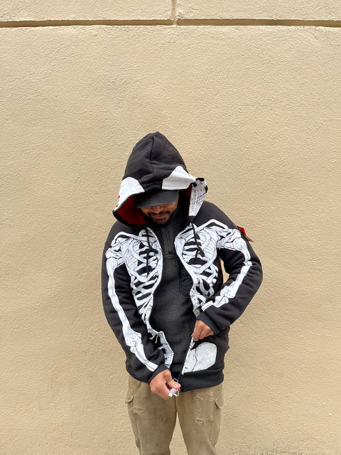 Brand New Funziez! Skeleton Hoodie, Size M