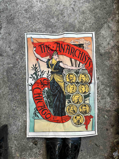 The Anarchists of Chicago Tea Towel
