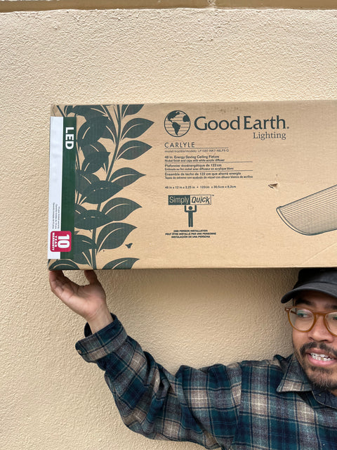 GoodEarth LED Carlyle Lighting Fixture, 48x12"