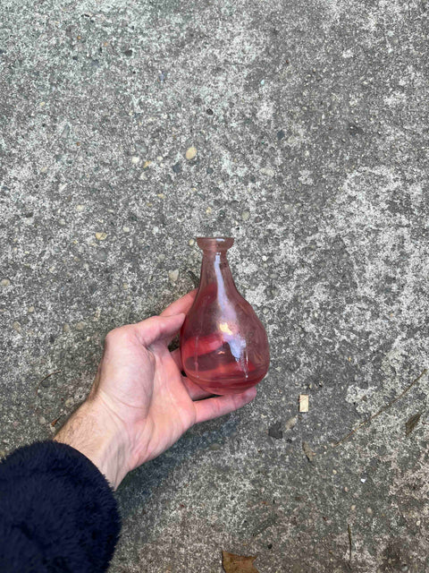Very Cute Pink Glass Vase