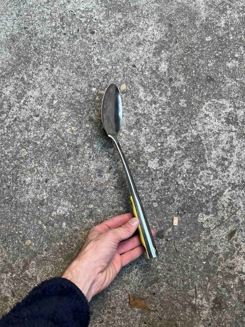 Serving Spoon with Yellow Handle