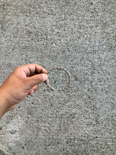 Braided Silver Bracelet