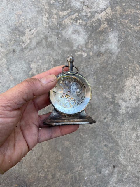 Jewel Orb Transparent Clock