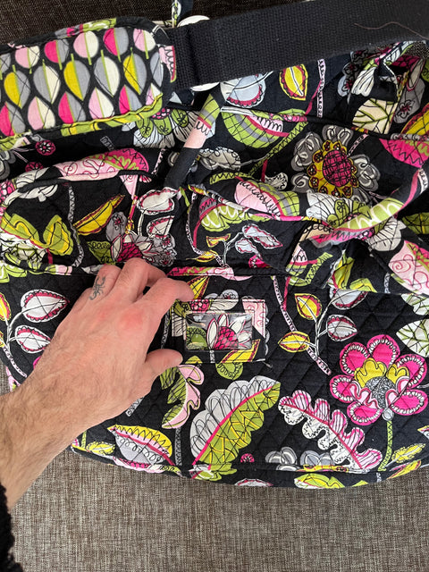 Vera Bradley Quilted Travel Tote Bag