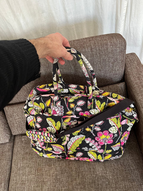 Vera Bradley Quilted Travel Tote Bag