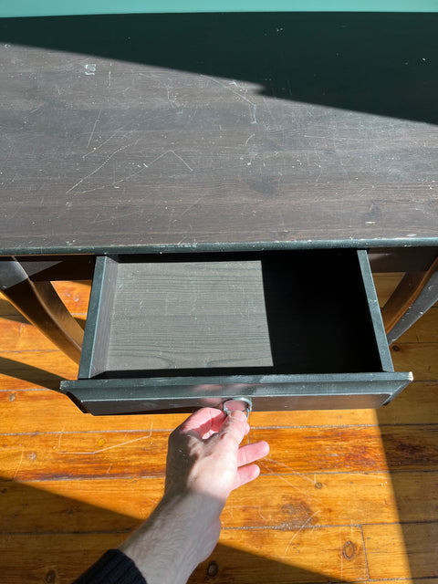 Cute Brown Entryway Table Or Desk, W31xD20xH29"