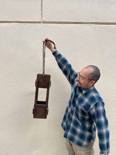 Super Pretty Vintage Wooden Lantern