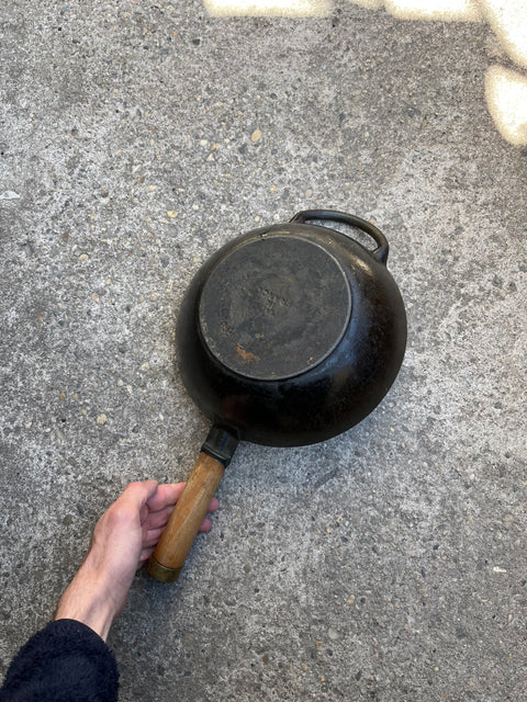 10" Cast Iron Wok, Made In France Monsieur!