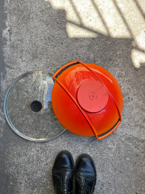 Very Fancy Le Creuset Wok with Glass Lid, 36cm
