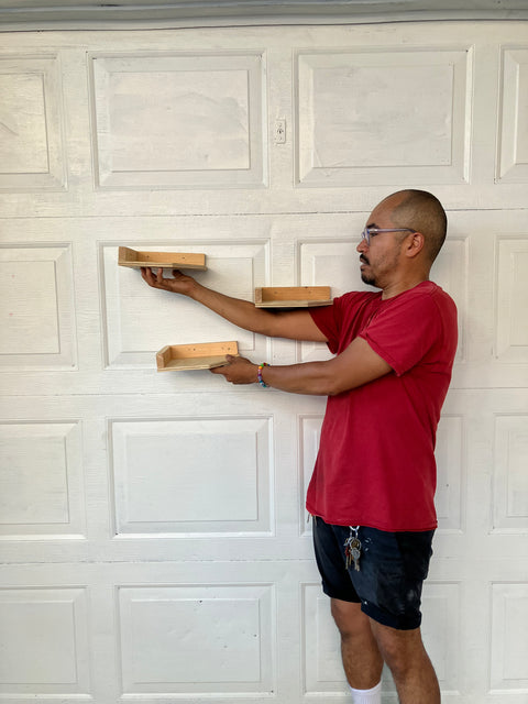 3 Lil' Wood Planter Shelves