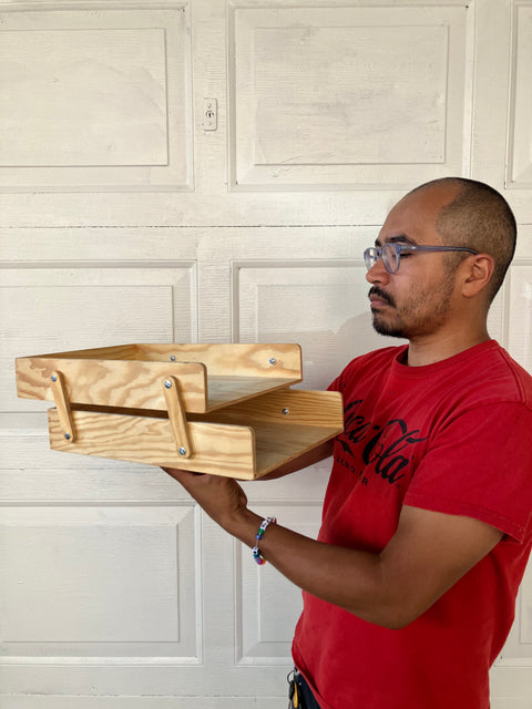 Wood Desk Organizer