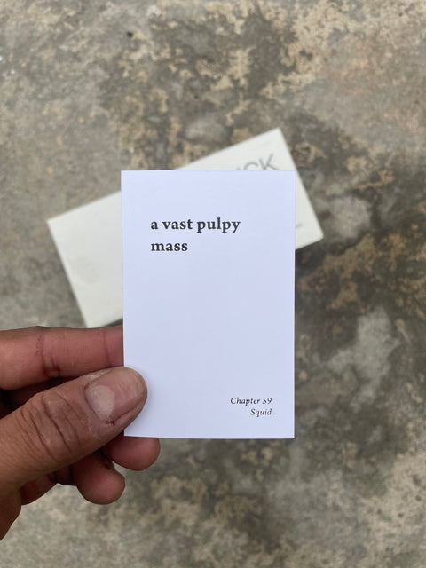 DICK Card Game Based on Moby Dick & Herman Melville