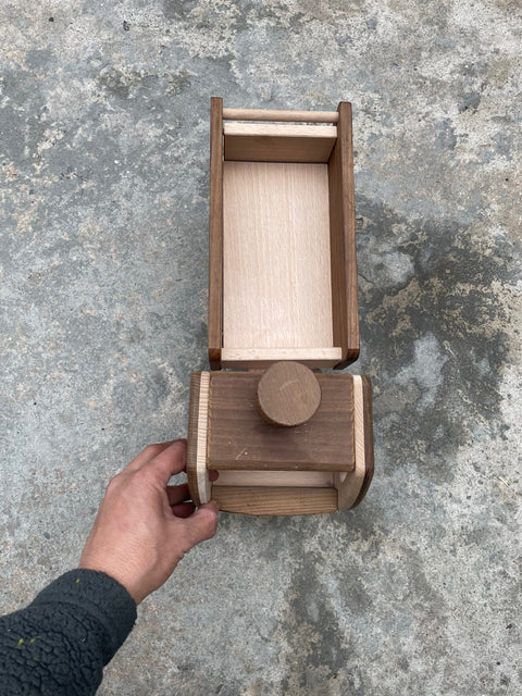 Goki Acorn Wooden Dump Truck, Lil' Wobby in the Back