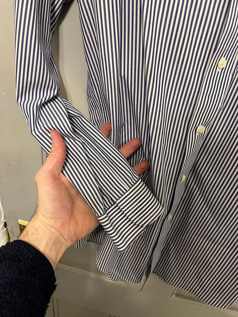 Brooks Brothers Striped Shirt, Size 14.5 32 Traditional Fit
