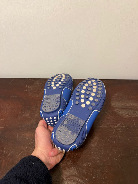 Like New LUODENG LANG Blue Driving Loafers, Size EU 39