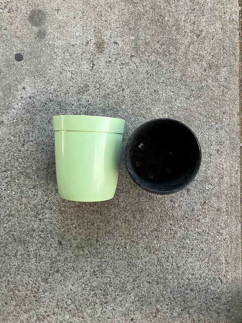 2 Large Plastic Plant Pots