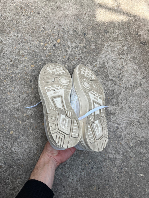 Like New Asics EX89 White Sneakers, Size US 8M or EU 41.5