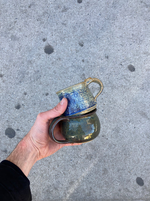 2 Handmade Pottery Mugs